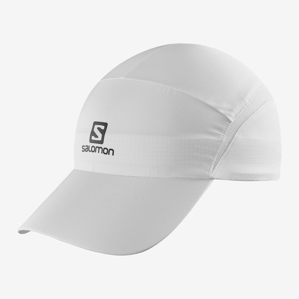 Salomon Singapore Mens Caps - XA White | 93275-XIMB